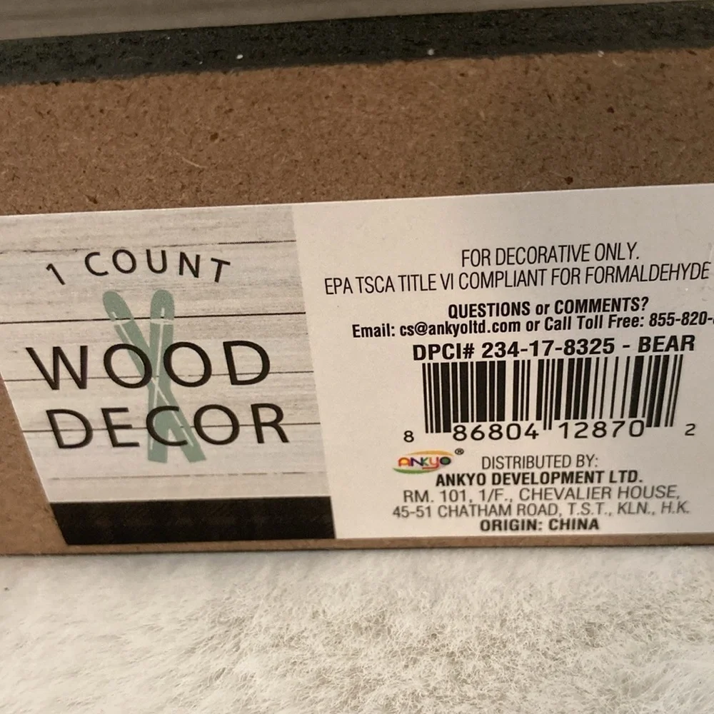 Target BP Christmas Wood Decor Bear, Deer and Reindeer